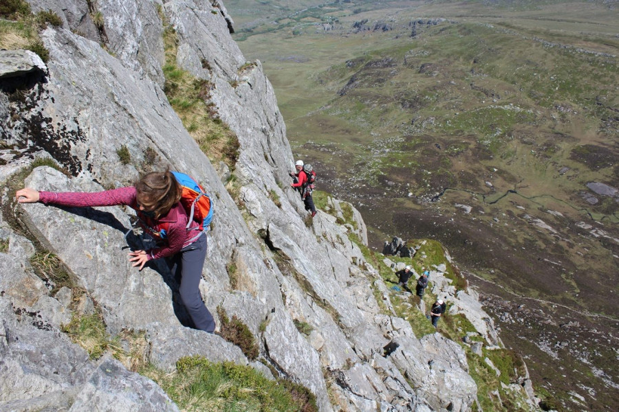 Rock climbing