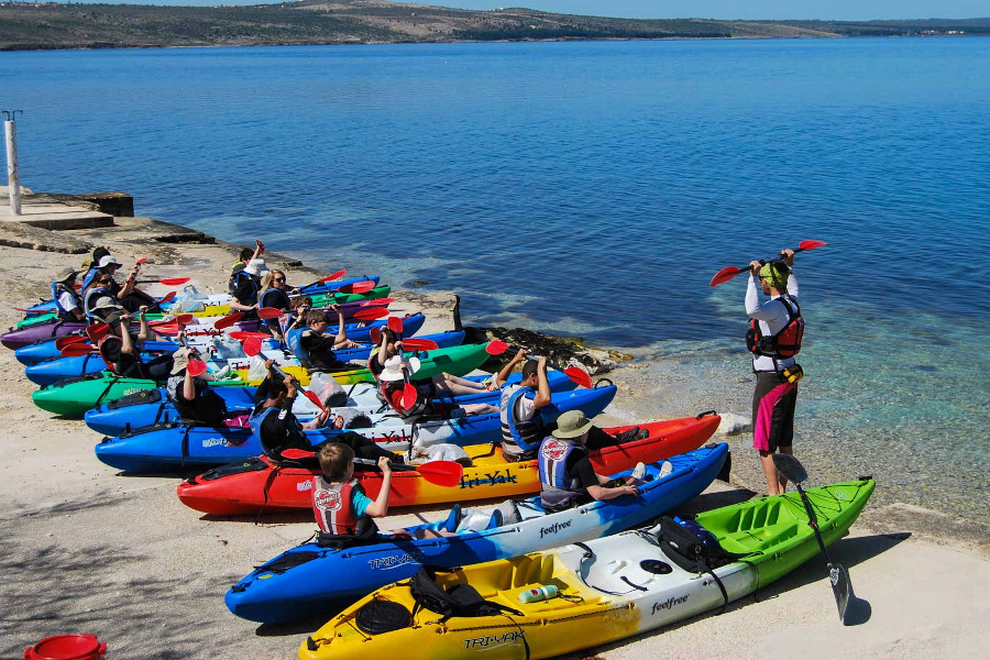 Sea kayaking